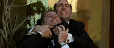 Hold itAh Good girl Jamie Shoot himHoney don't listen to him He's not your father Hear my voiceI'm your fatherUse your eyes Jamie Shoot himDon't listen to him Don't shootThis scumbag This scumbag shot your brother Jamie Kill him - Face/Off