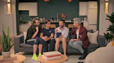 -Good for him. With drag queens.
- No, with-- - Jack Whitehall: Christmas with my Father