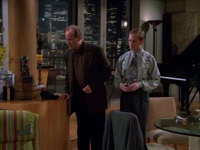 Good Lord,
was that the answering machine? - Frasier