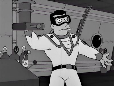 Good Lord! We're on a collision
course with a monster from space! - The Simpsons