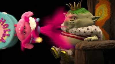 ♪ Good Luck Troll Day
Put a gem on your stomach ♪ - Trolls Holiday