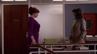 Good morning, Clara.
ls Ken in yet? - Mad Men