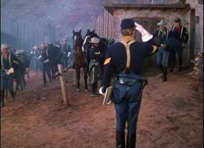 -Good morning.
-Good morning. - She Wore a Yellow Ribbon