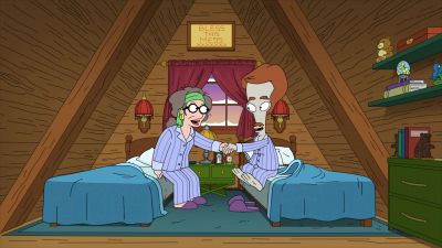 - Good morning.
- Good morning to you, sir! - American Dad!