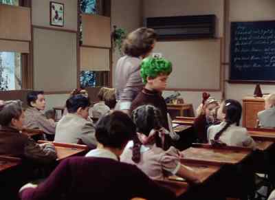 -Good morning, Ms. Brand.
-Good morning, Danny. - The Boy with Green Hair