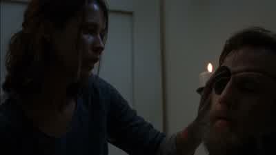 Good news is it doesn't look like you need any stitches. - The Walking Dead