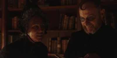 Good for nothing but kindling,
eh 'usband? - The Amazing Mr. Blunden