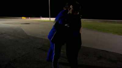 -Good race, though.
-I was out front for a while. You got far. - Street Outlaws No Prep Kings Team Attack