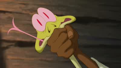 Good to see you again RayHow's your grandmama Oh she's fineGot in a little trouble for flashing the neighbors againOuh I like that gal's spunk Mama Odie - The Princess and the Frog