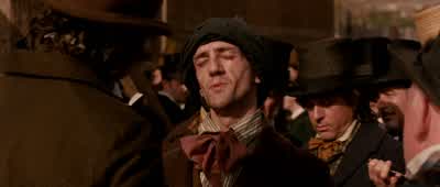 That's the spiritNice locket I'll give you a dollar for itIt's me mother'sDollar and a halfDone - Gangs of New York