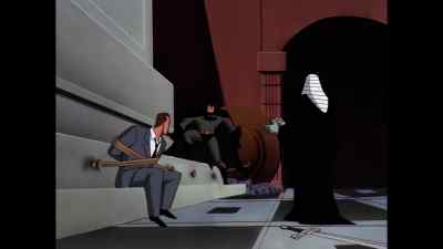 Good thing I came back
to see you, Corcoran. - The New Batman Adventures