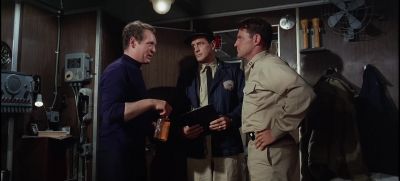 Good This'll loosen the old fiddle strings Will you join me - Ice Station Zebra