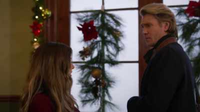 Good timing. Could you cover the desk
while I help Willem set up? - Christmas on Windmill Way