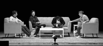 - Good for you.
- Sit back on the couch. - SmartLess: On the Road