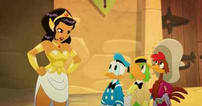 -Goodbye!
-(door slams) - Legend of the Three Caballeros