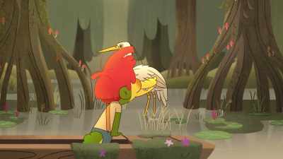 -Goodbye, egret.
-[squawks] - Arlo the Alligator Boy