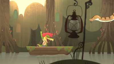 Goodbye, lantern. Goodbye, snake.
Goodbye, full-blooded alligator. - Arlo the Alligator Boy