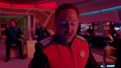GORDON:
Deflectors are gone. - The Orville