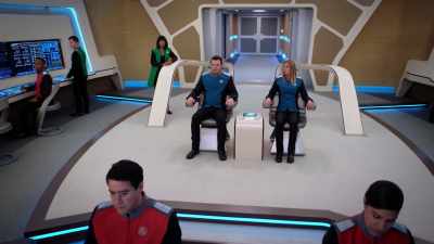 GORDON:
Shuttle to Orville. - The Orville