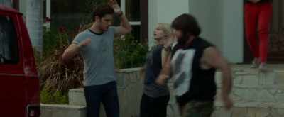 Gosh, you can stop
manhandling me. - Smartass