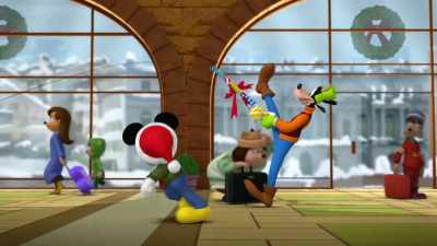- Got a bite! Whoa, it's a fighter!
- Ooh! - Mickey and Minnie Wish Upon a Christmas