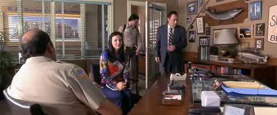 How are you Cindy FineHow are you Sheriff Bloated constipatedGot a boil on my ass the size of a walnut You know the usual - Scary Movie
