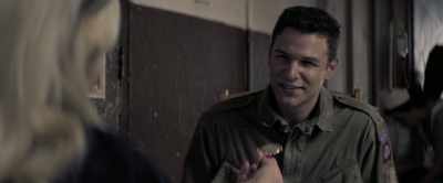 Got a little shrapnel
tickling my leg, - American Traitor: The Trial of Axis Sally