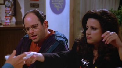 Got a napkin It all became very clear to me - Seinfeld