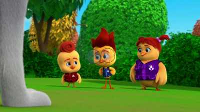 -Got it!
-[echoing] Got it... got it... - The Chicken Squad