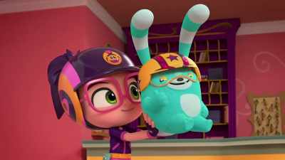 Got it.
Launcher gloves, - Abby Hatcher