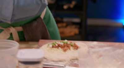 Got my pesto right there,
and the goat cheese. - Best in Dough