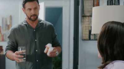 Got to take your pain meds.
Leave them on the table and go. - Her Affair to Die For