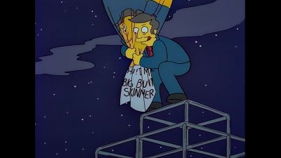 Got you, my rumpy doppelganger. - The Simpsons
