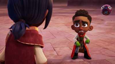 -Gotcha!
-[all exclaim] - Star Wars: Young Jedi Adventures