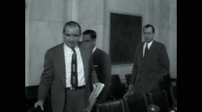 Government agencies had
covered up security risks - Bully. Coward. Victim. The Story of Roy Cohn