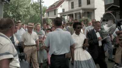 governor-faubus-reiterates-his-refusal-to-integrate-the-school - America in Color