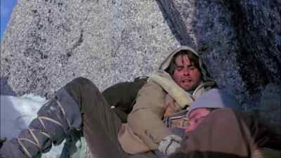 Grab hold of me.
Pull yourself! Go over me! - Alive