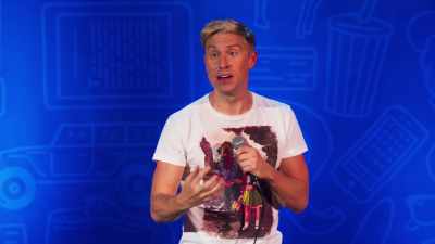 Grab it. Hopefully this will flash
before your eyes before you die, - Russell Howard: Recalibrate