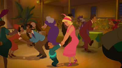 Grab somebody come on downBring your paintbrush we're painting the townThere's some sweetness going aroundDreams do come true in New Orleans - The Princess and the Frog