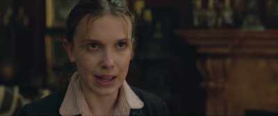 Grail said she had stolen something
and that she was blackmailing them. - Enola Holmes 2