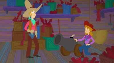 Gramps always set off fireworks - Tom and Jerry Cowboy Up!