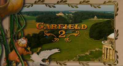 [grand, royal orchestral
theme playing] - Garfield: A Tail of Two Kitties