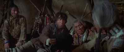 Grandfather,
I brought you this present. - Little Big Man