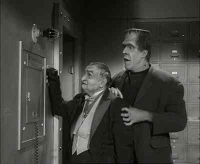 Grandpa, what did you push?
The light went on. - The Munsters