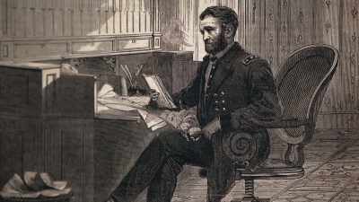 ‐ Grant had none
of that mystique. - Grant