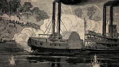 Grant was the last man
to get on board ship. - Grant