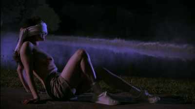 [grass rustles]
[Paisley giggles] - Bad CGI Gator
