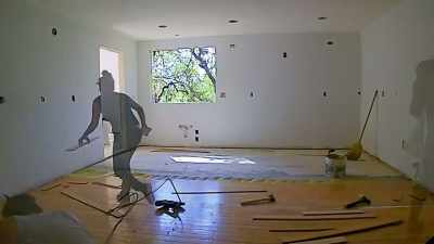 Gratefully, we were able
to match the existing
hardwoods - Why the Heck Did I Buy This House?