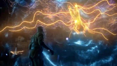 - [Gravedigger groans]
- [shrieks] - Black Lightning