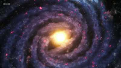 Gravity also draws in
hot, young, massive stars - Secrets of Size: Atoms to Supergalaxies